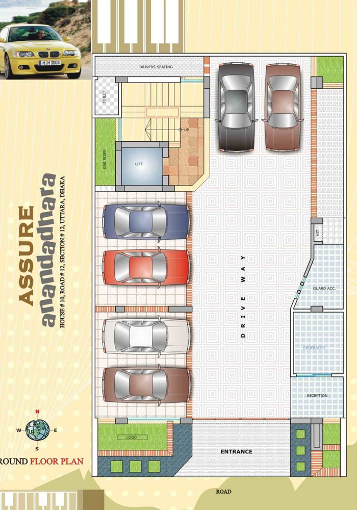 Assure Anandadhara Ground Floor Plan