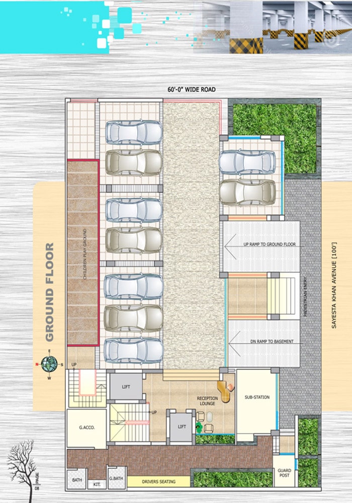 Assure Bushra Tower Ground Floor Plan