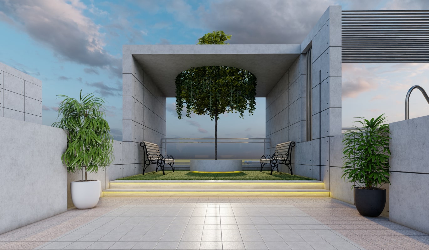 Assure Murshed Heights : Rooftop Sitting Area