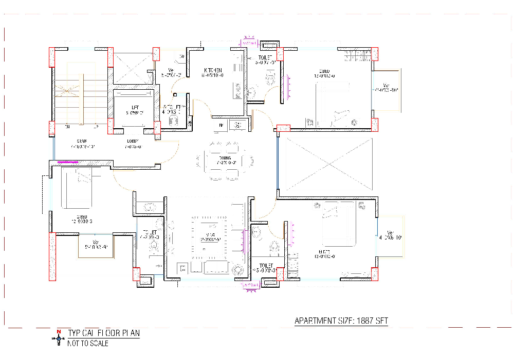 Assure Baitul Jannah Typical Floor Plan