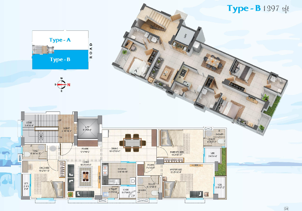 ASSURE Runa Villa Type B Floor Plan
