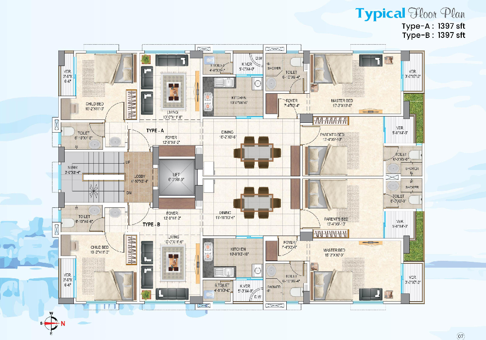 ASSURE Runa Villa Typical Floor Plan