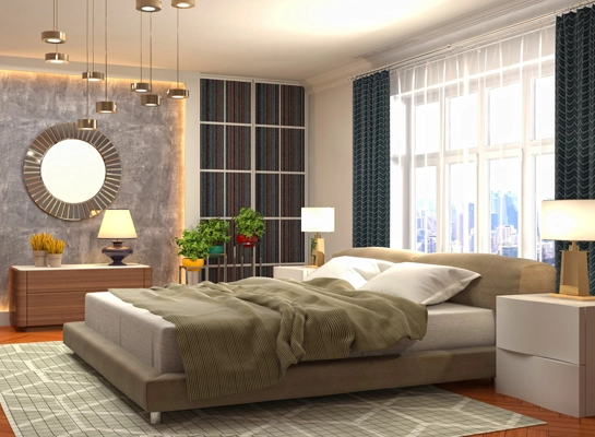 Bedroom interior design in Dhaka