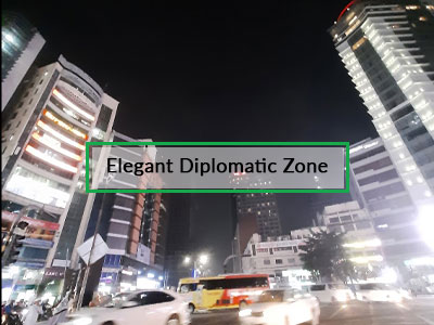 The Elegant Diplomatic Zone of
