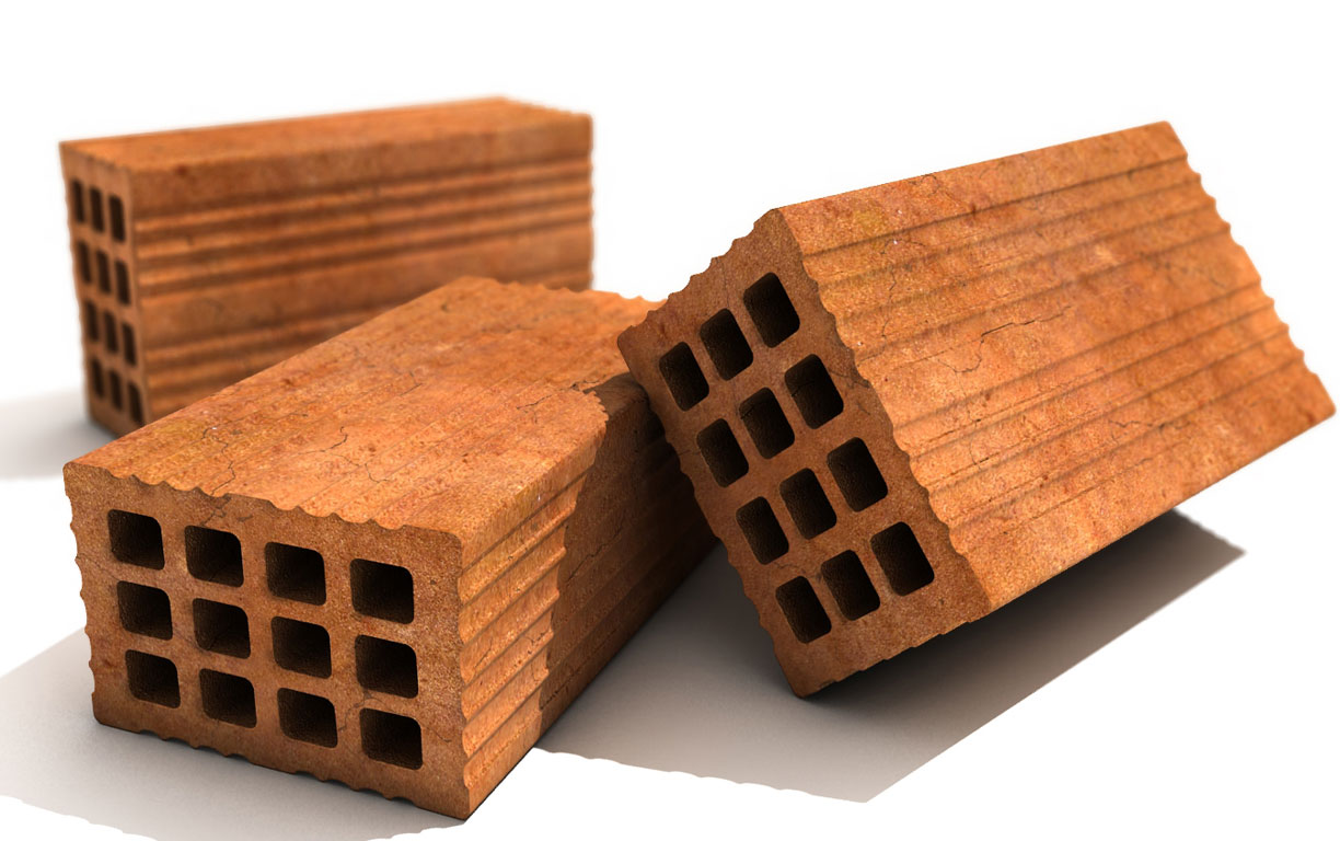 Hollow Bricks in Construction Instead of Traditional Bricks