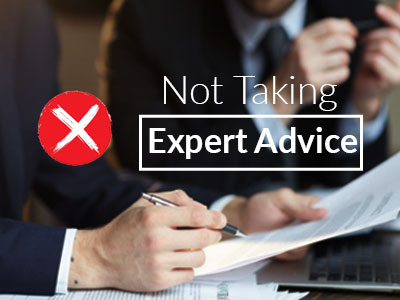 Not Taking Expert Advice