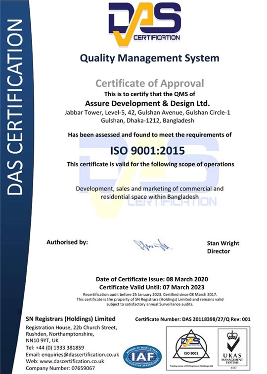 DAS Certification of Assure Group