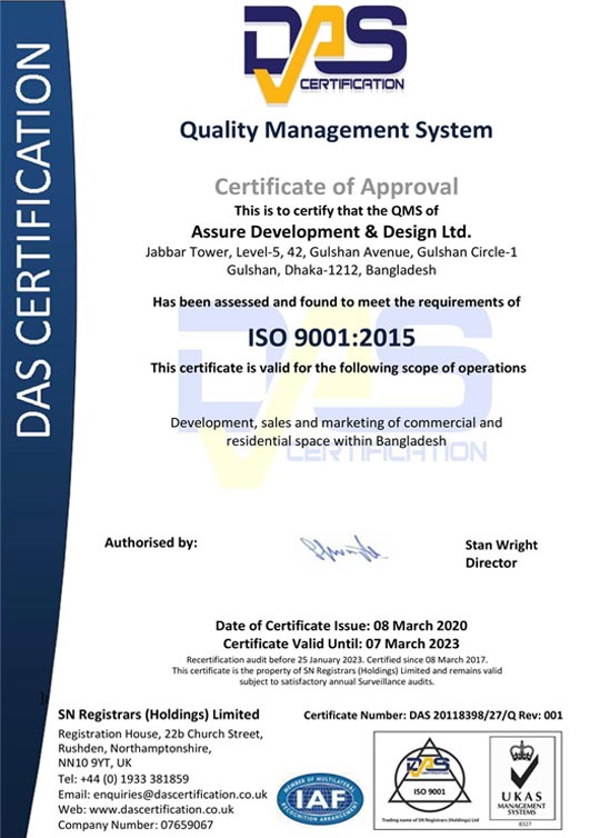 DAS Certification of Assure Group