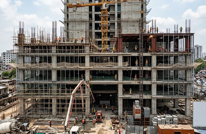 Commercial building construction services in Bangladesh