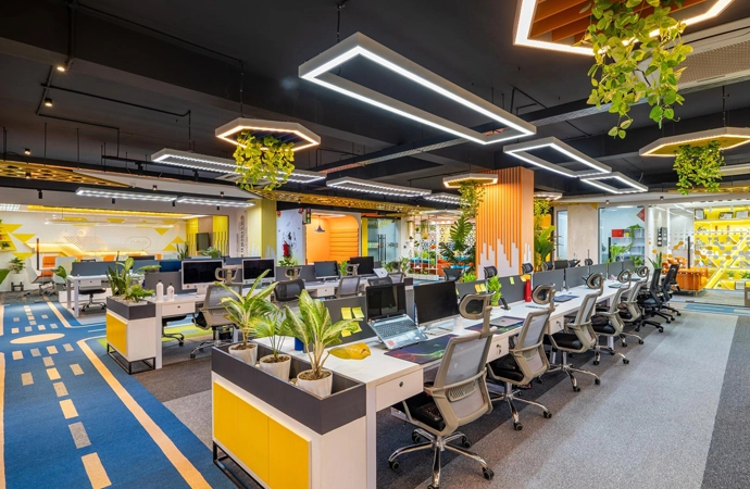 Corporate workspace interior design in Dhaka