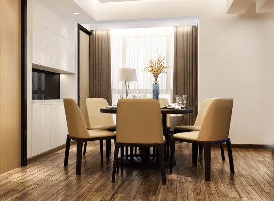 Dining room interior design in Dhaka