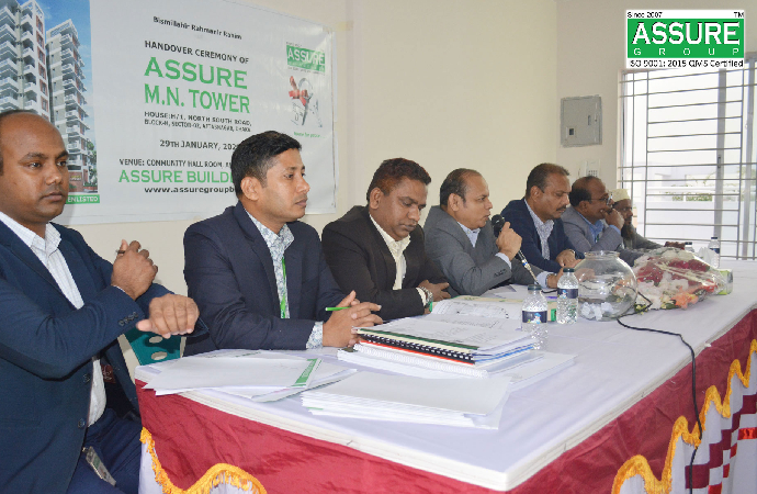 Assure M. N. Tower Handover Ceremony at Aftab Nagar