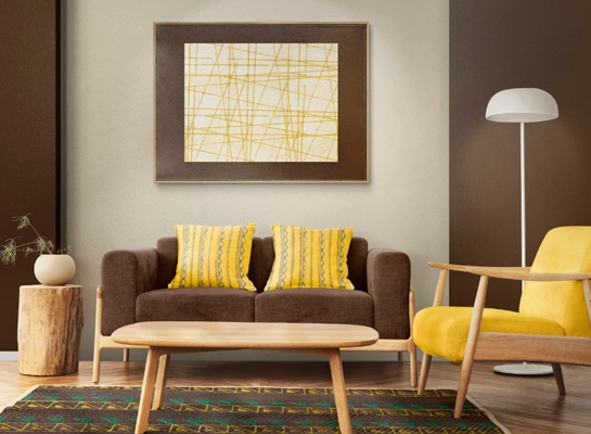 Living room interior design in Dhaka