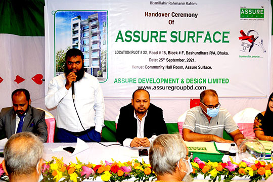 Handover Project Ceremony of Assure Surface 2