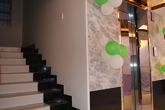 Assure Lora Decorated Staircase