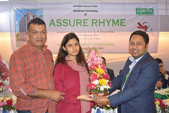 Handover of Assure Rhyme Project Handover Ceremony Guest