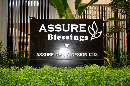 Assure Blessings Project Front View