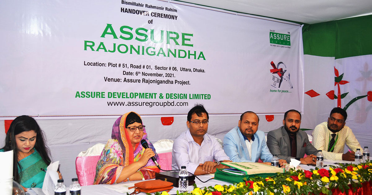 Handover of Assure Rajanigandha Project 