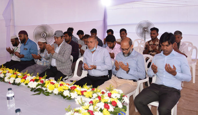 Praying on Inauguration Ceremony of Assure Casaflora Side View