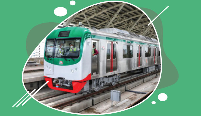 Metro Rail in Dhaka