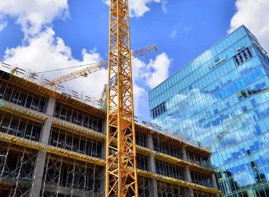 Office building construction