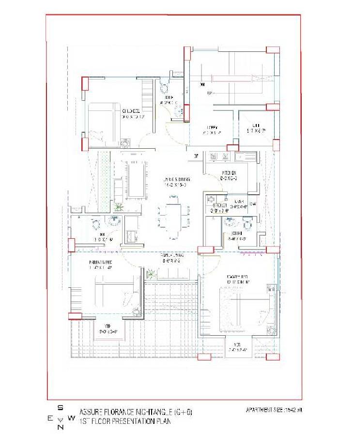 Assure Florence Nightingale Typical 1st Floor Plan