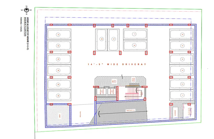 Akbor Ali Legacy Basement Floor Plan