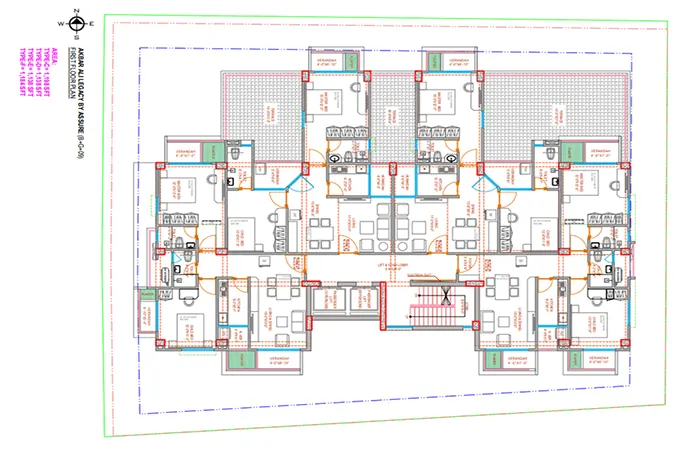 Akbor Ali Legacy 1st Floor Plan
