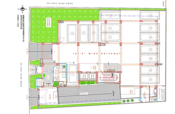 Akbor Ali Legacy Ground Floor Plan