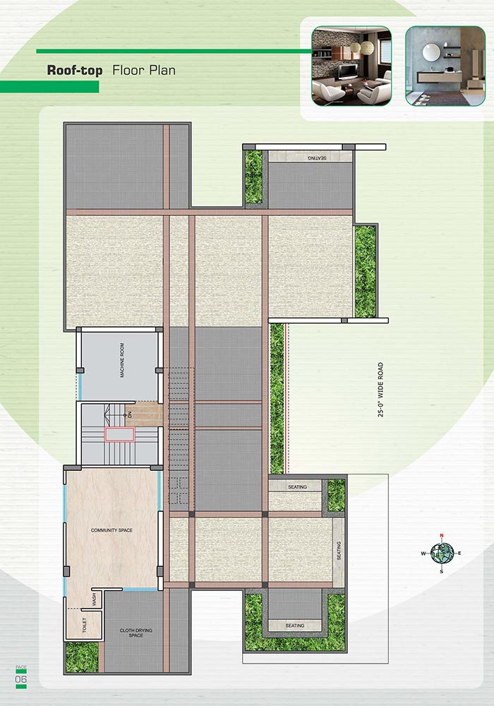 Assure A. M. Azalea Roof Top Floorplan