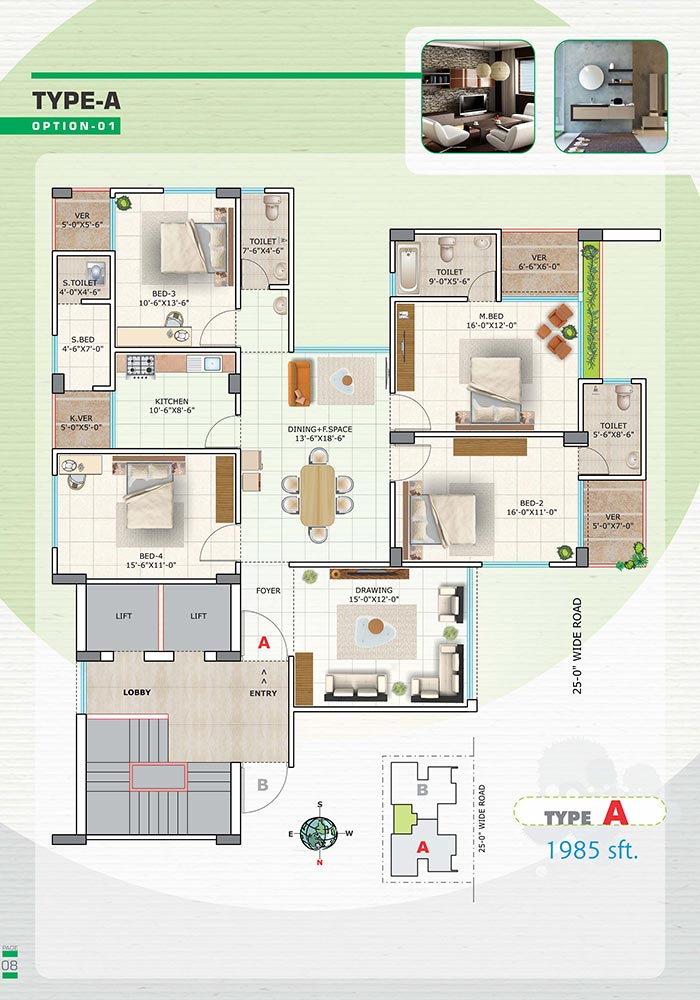 Assure A. M. Azalea Typical Floorplan Type-A