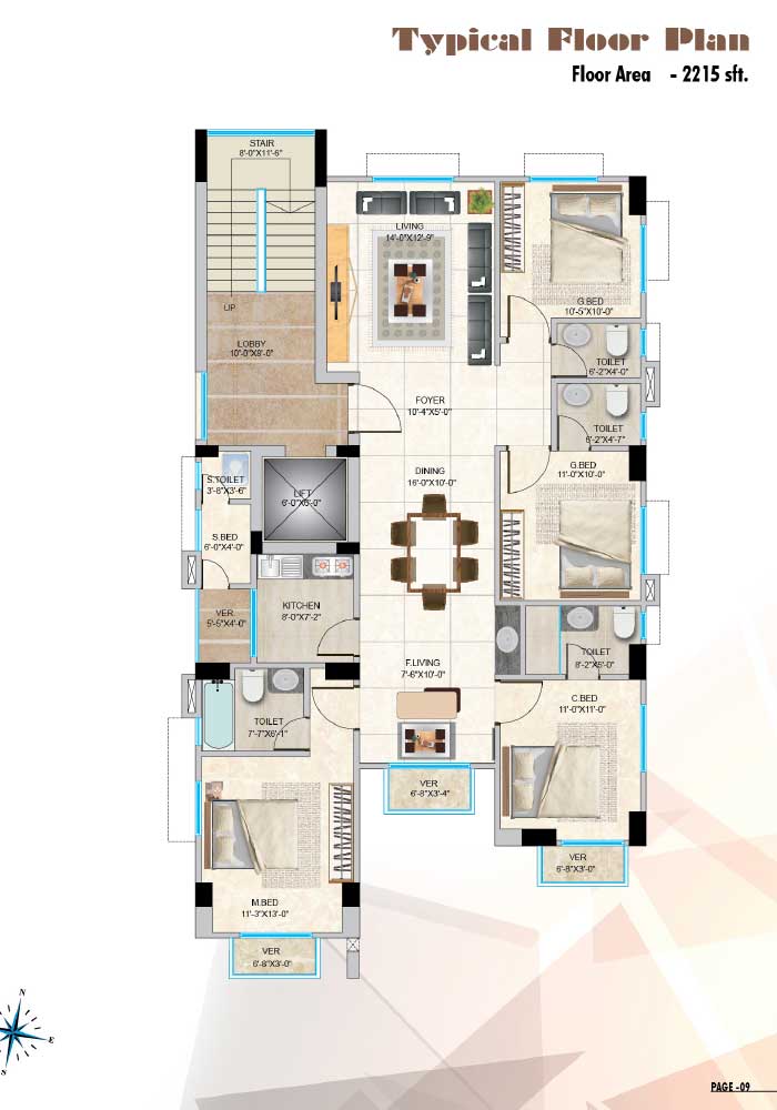 Assure Akota Typical Floor Plan