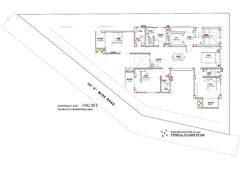 Assure Anchor Typical Floor Plan