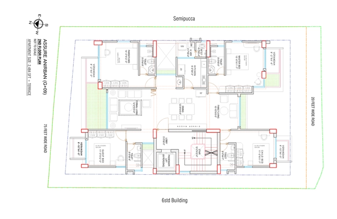 Assure Anirban 2nd Floor Plan