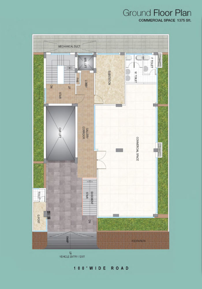 Assure Ayan Tower Ground Floor Plan