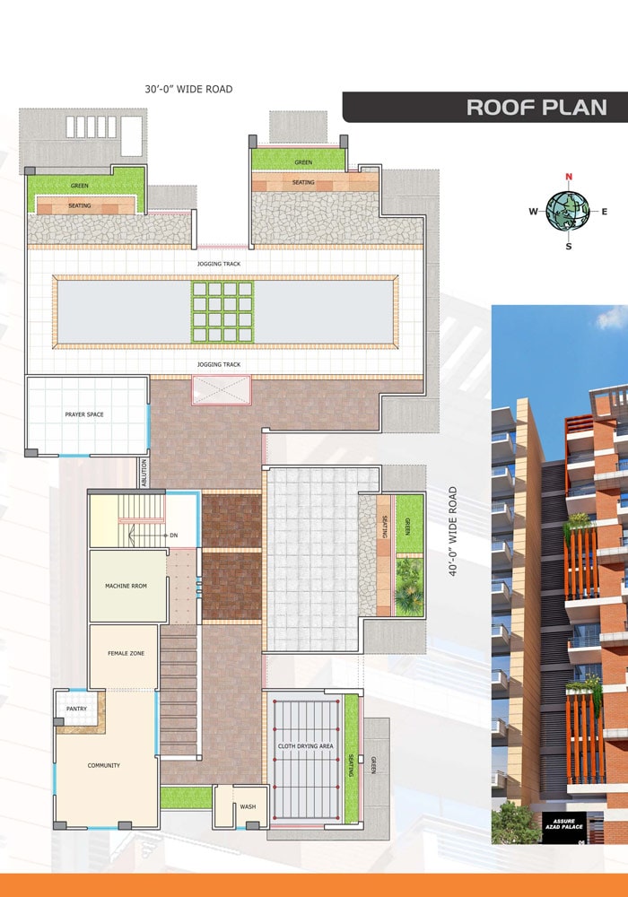 Assure Azad Palace Roof Top Plan