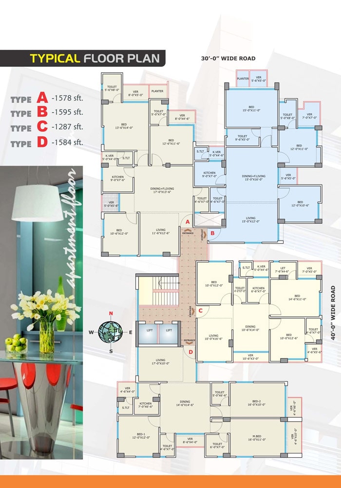 Assure Azad Palace Typical Floor Plan