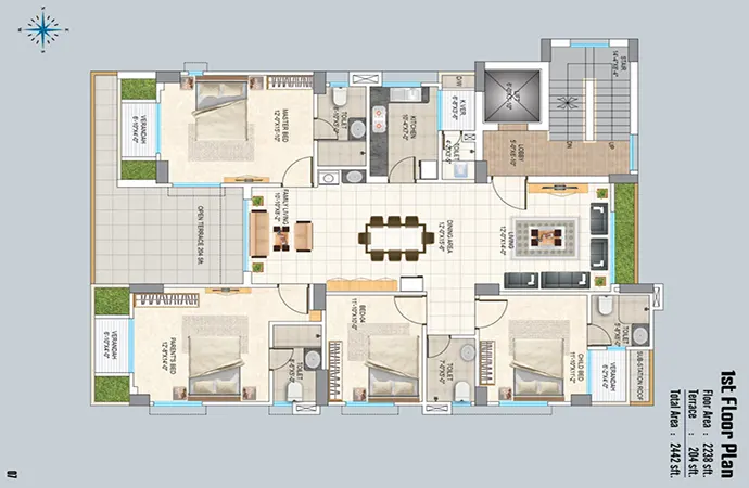 Assure Belasheshe 1st Floor Plan