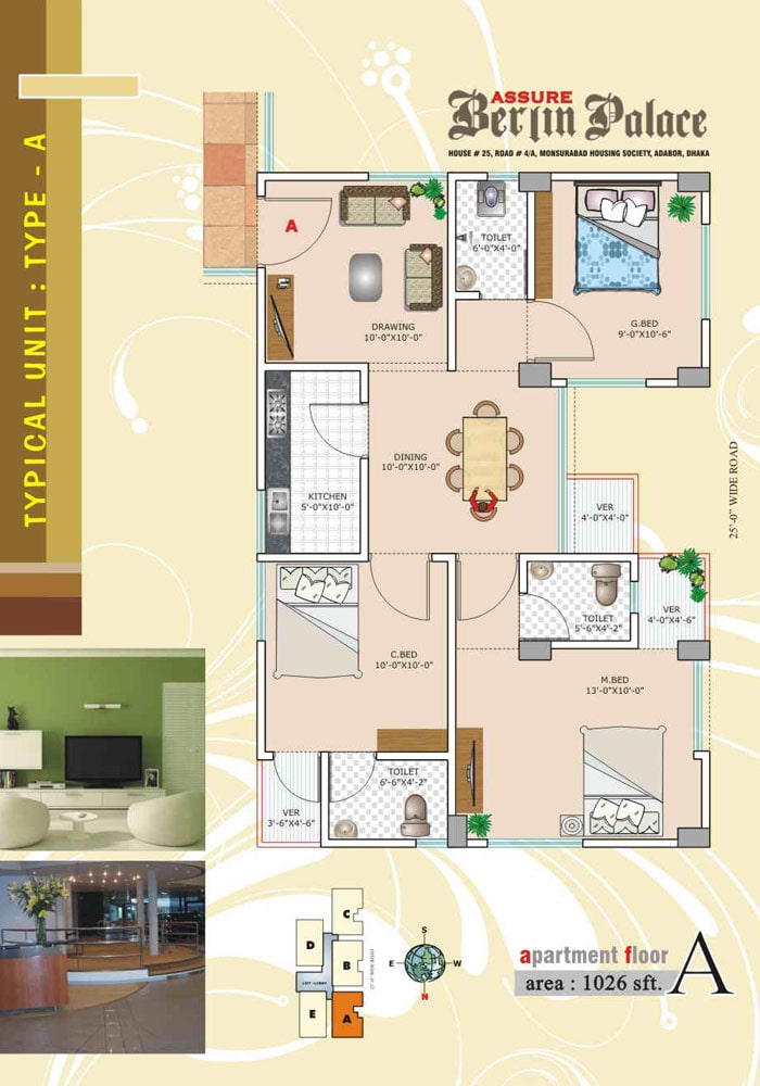 Assure Berlin Palace Typical Unit Type-A