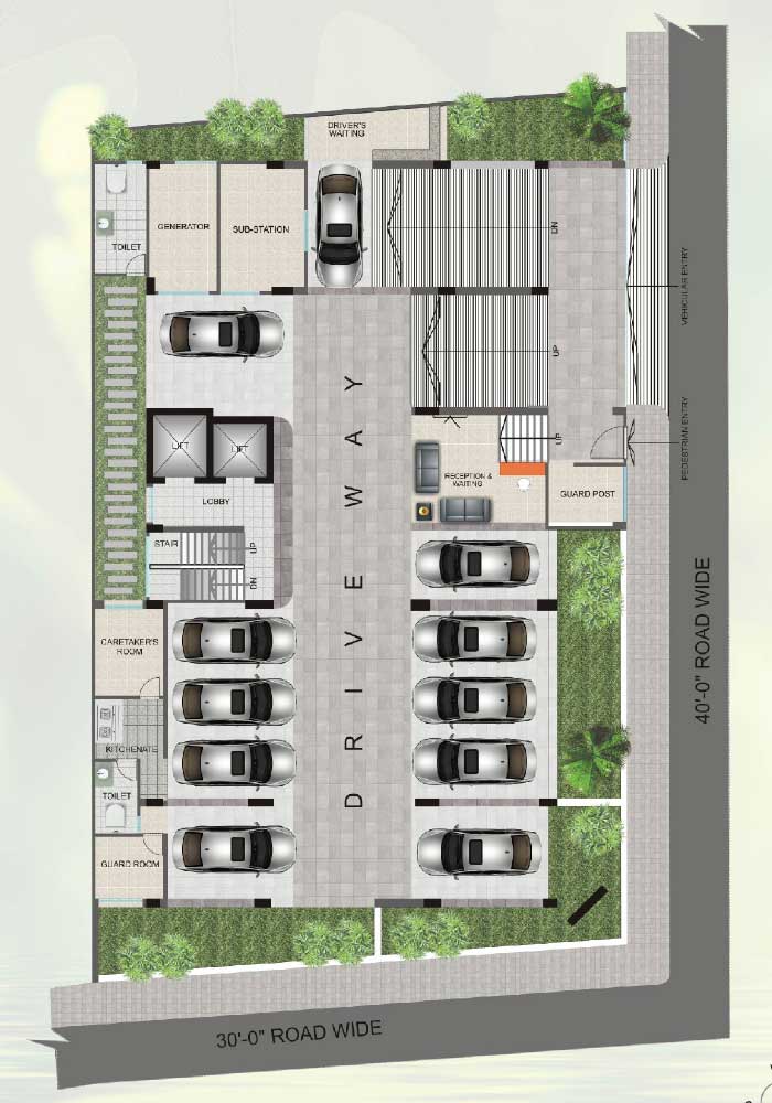 Assure Bithika Ground Floorplan