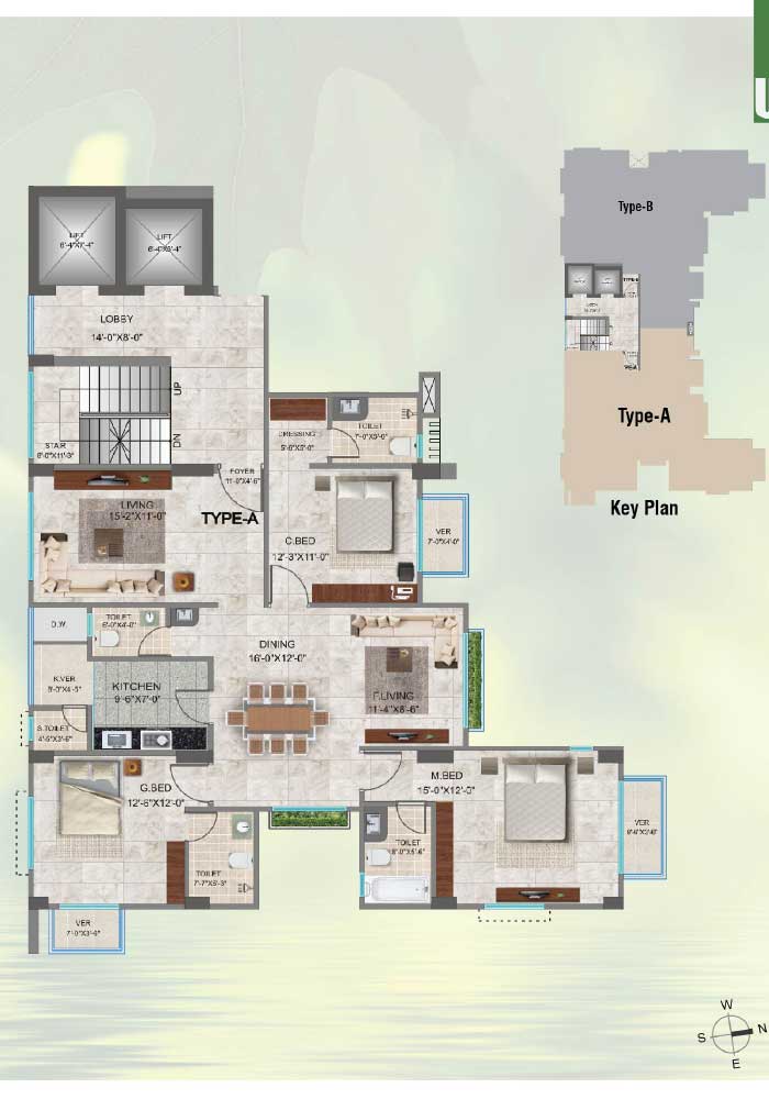 Assure Bithika Typical Floor Plan