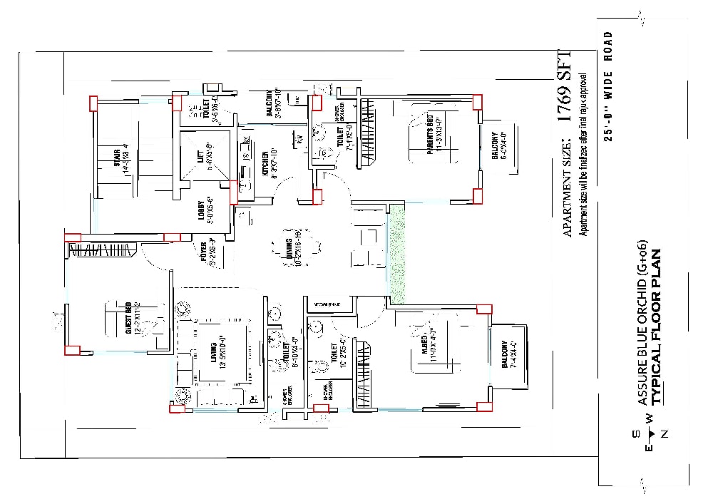 Assure Blue Orchid Typical Floor Plan