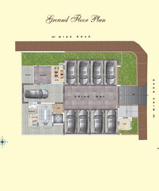 Assure Boghon Villa Ground Floor Plan
