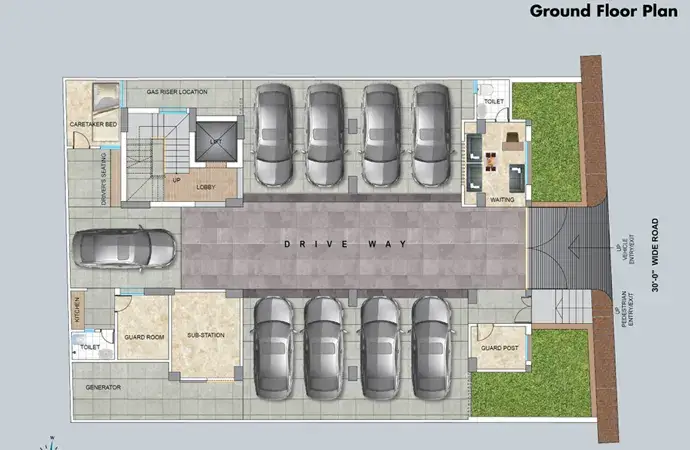 Assure Bondhon Bilash Ground Floor Plan