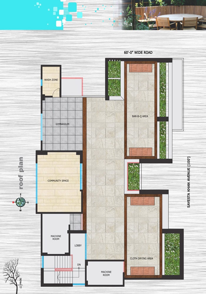 Assure Bushra Tower Roof Top Plan