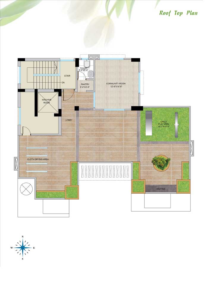 Assure Casa De Sushila Roof Top Plan