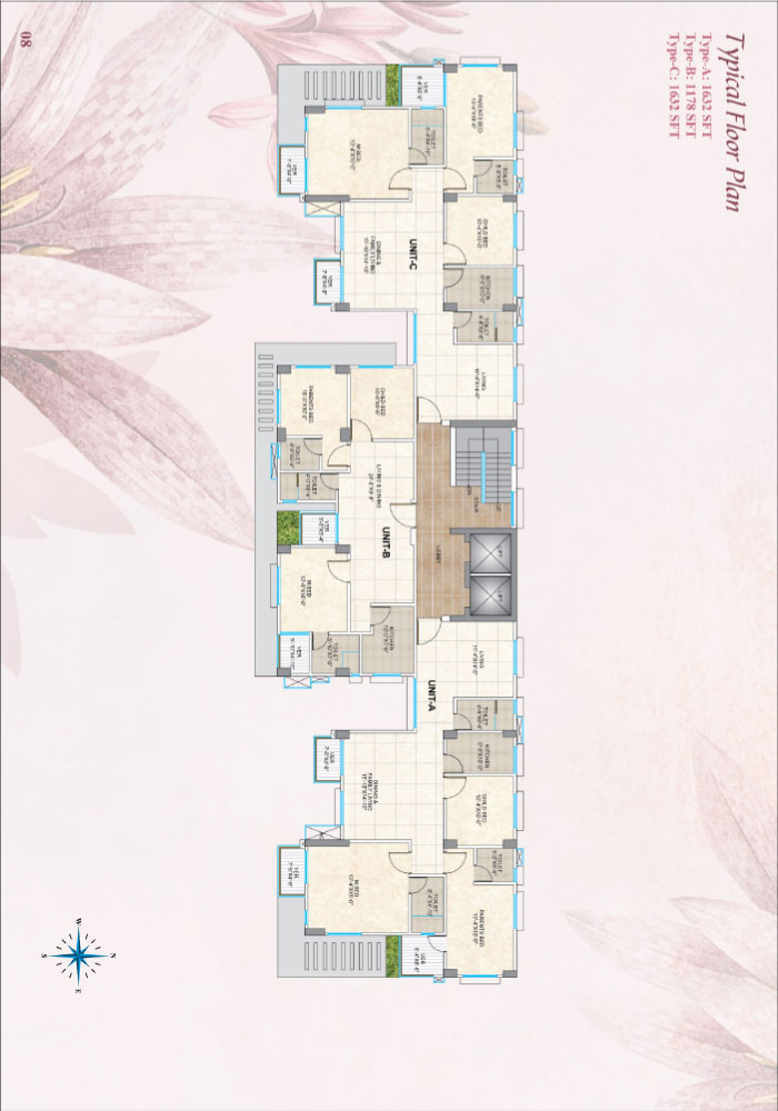 Assure Casaflora Typical Floor Plan