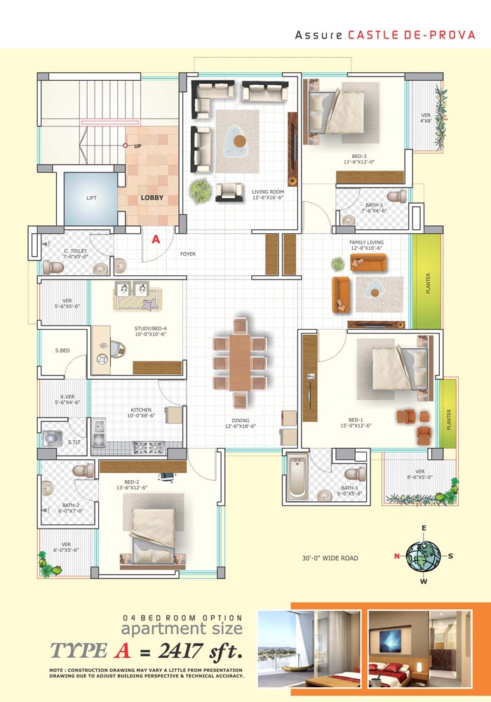 Assure Castle De Prova Furniture Layout