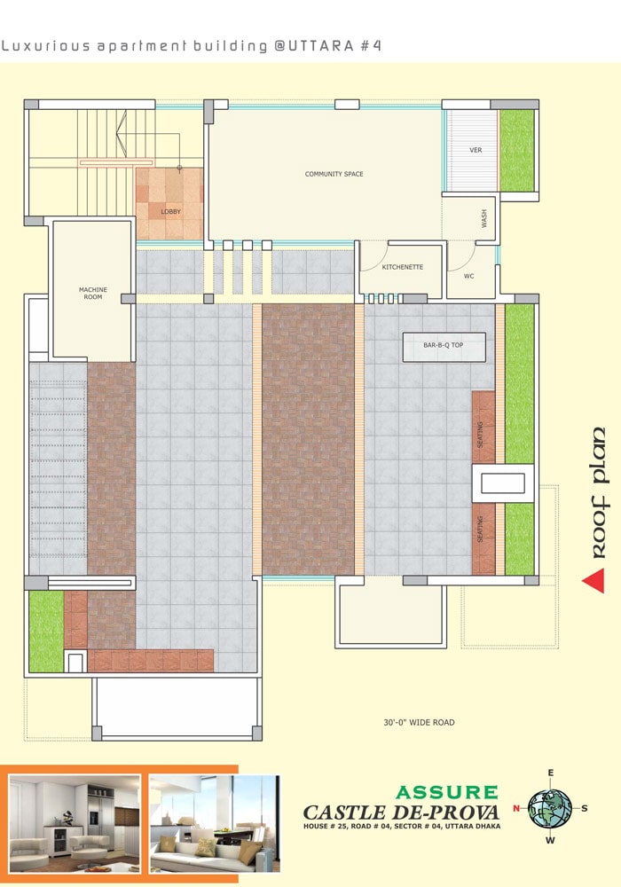 Assure Castle De Prova Roof Top Plan