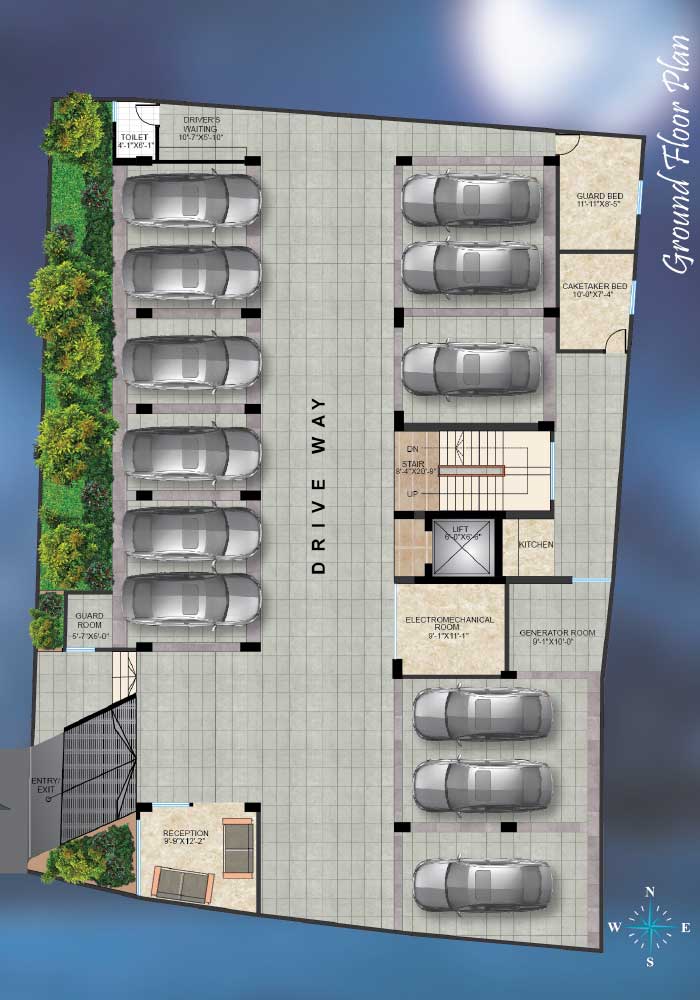 Assure Chandraloke Ground Floor Plan